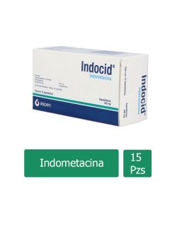 Indocid 100 mg Caja Con 15 Supositorios