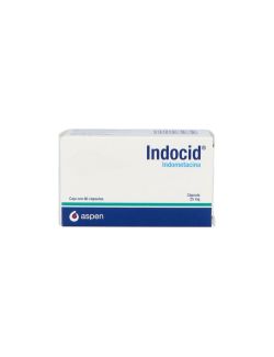 Indocid 25 mg Caja Con 60 Cápsulas