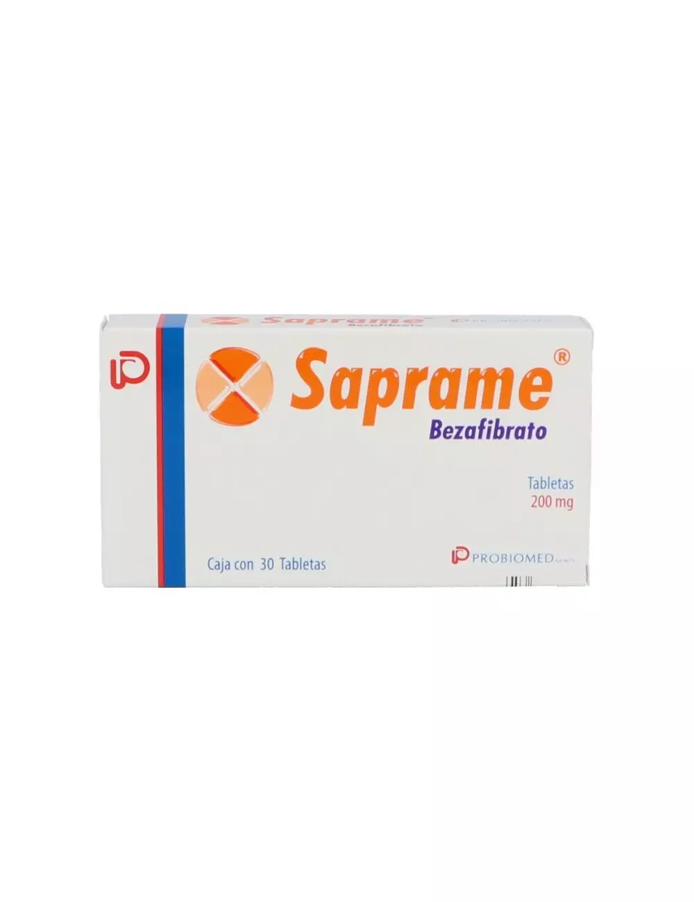 Saprame 200 mg Caja Con 30 Tabletas