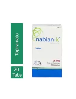 NABIAN – K 25 MG FRASCO CON 20 TABLETAS