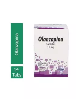 Olazapina 10 mg Con 14 Tabletas