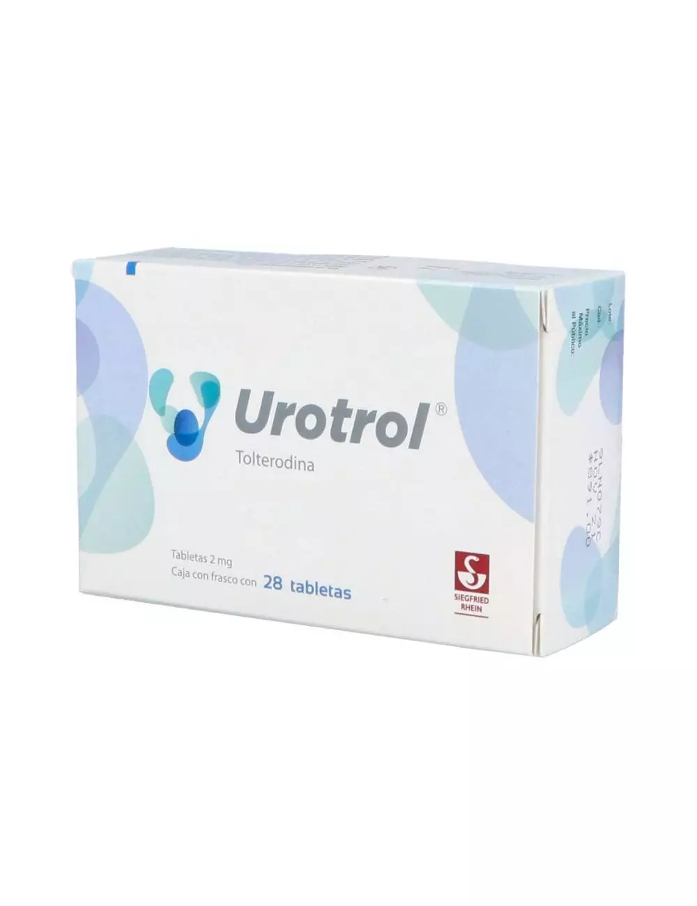 Urotrol 2 mg Caja Con Frasco Con 28 Tabletas