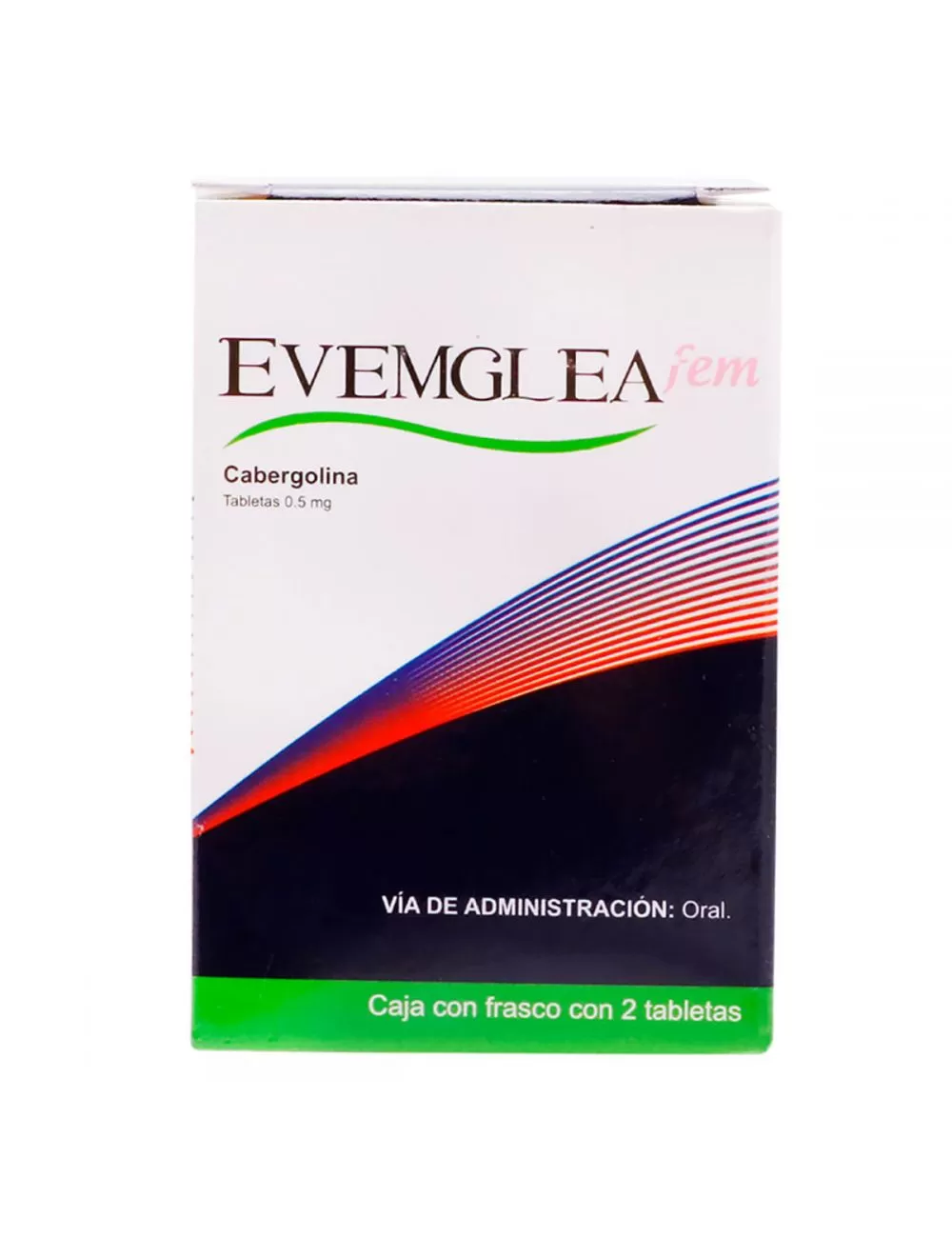 Evemglea Fem 0.5 mg Caja Con Frasco Con 2 Tabletas