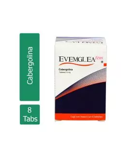 Evemglea® Fem (Cabergolina) 0.5 mg - 8 Tabletas - Exeltis