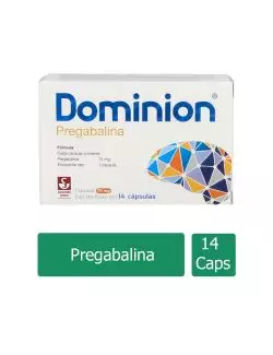 Dominion 75 mg Caja Con Frasco Con 14 Cápsulas