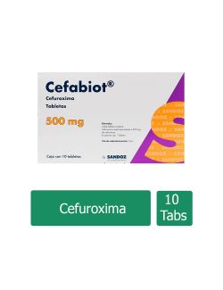Cefabiot 500 mg Caja Con 10 Tabletas -RX2