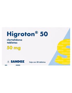 Higroton 50 Mg Caja Con 30 Tabletas