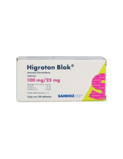 Higroton Blok 100/25mg Caja 28 Tabletas