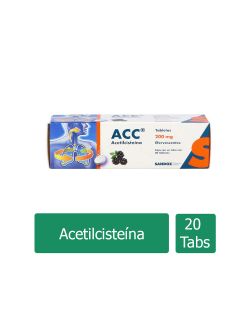 Acc 200 mg Caja Con Tubo Con 20 Tabletas Efervescentes - Expectorante