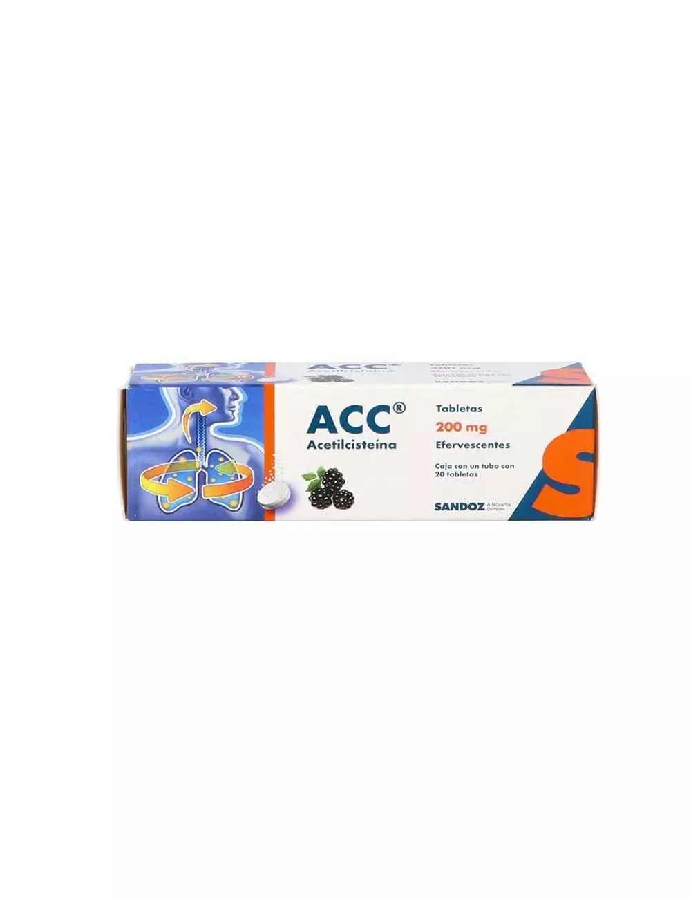 Acc 200 mg Caja Con Tubo Con 20 Tabletas Efervescentes - Expectorante