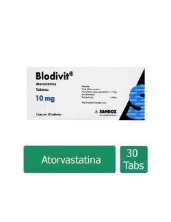 Blodivit 10 mg Caja con 30 Tabletas