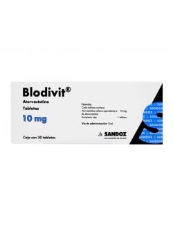 Blodivit 10 mg Caja con 30 Tabletas