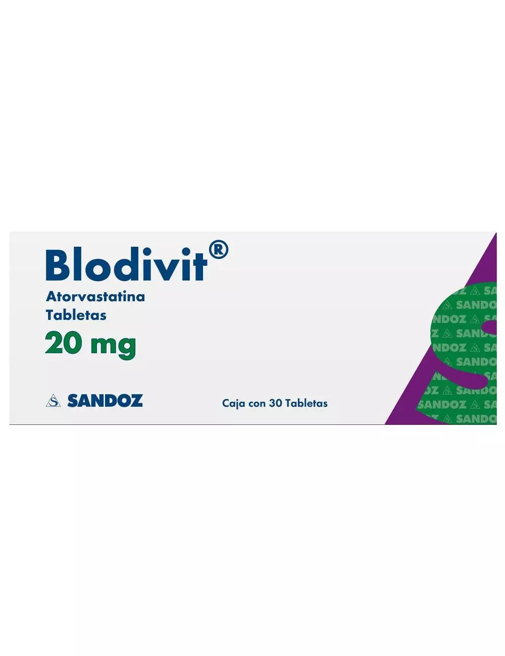 Blodivit 20 mg Caja Con 30 Tabletas