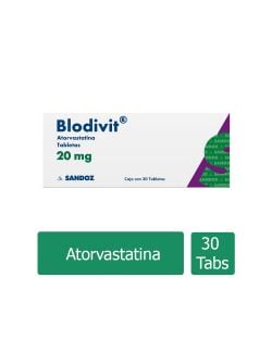 Blodivit 20 mg Caja Con 30 Tabletas