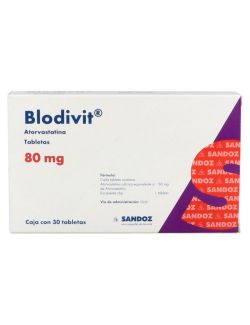 Blodivit 80 mg Caja Con 30 Tabletas