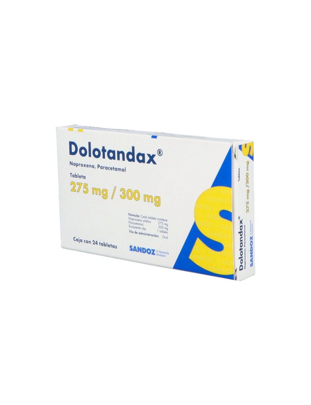 Dolotandax 275 mg/300 mg 24 Tabletas