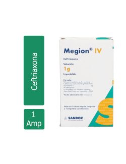 Megion IV 1 G Solución Inyectable Con Frasco Ámpula –RX2