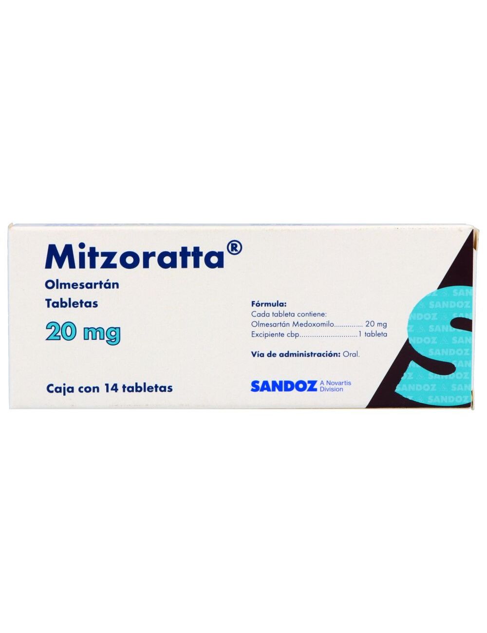 Mitzoratta 20 mg Caja Con 14 Tabletas