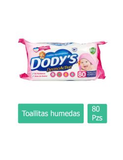Dody's Dermo Active Rosa Paquete Con 80 Toallitas Húmedas