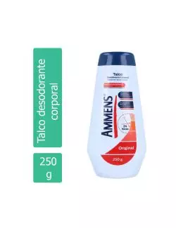 Talco Ammens Desodorante Corporal Original Frasco Con 250 g