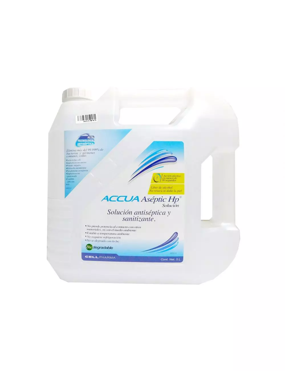 Accua Aseptic HP Bidón Con 5 Litros De Solución