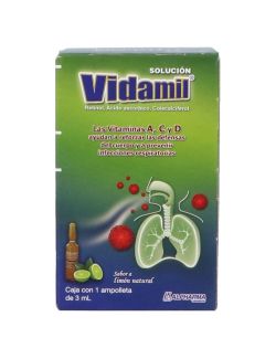 VIDAMIL LIMON CAJA CON 1 AMPOLLETA CON 3 ML