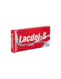 Lacdo-S 30 mg Caja Con 4 Tabletas