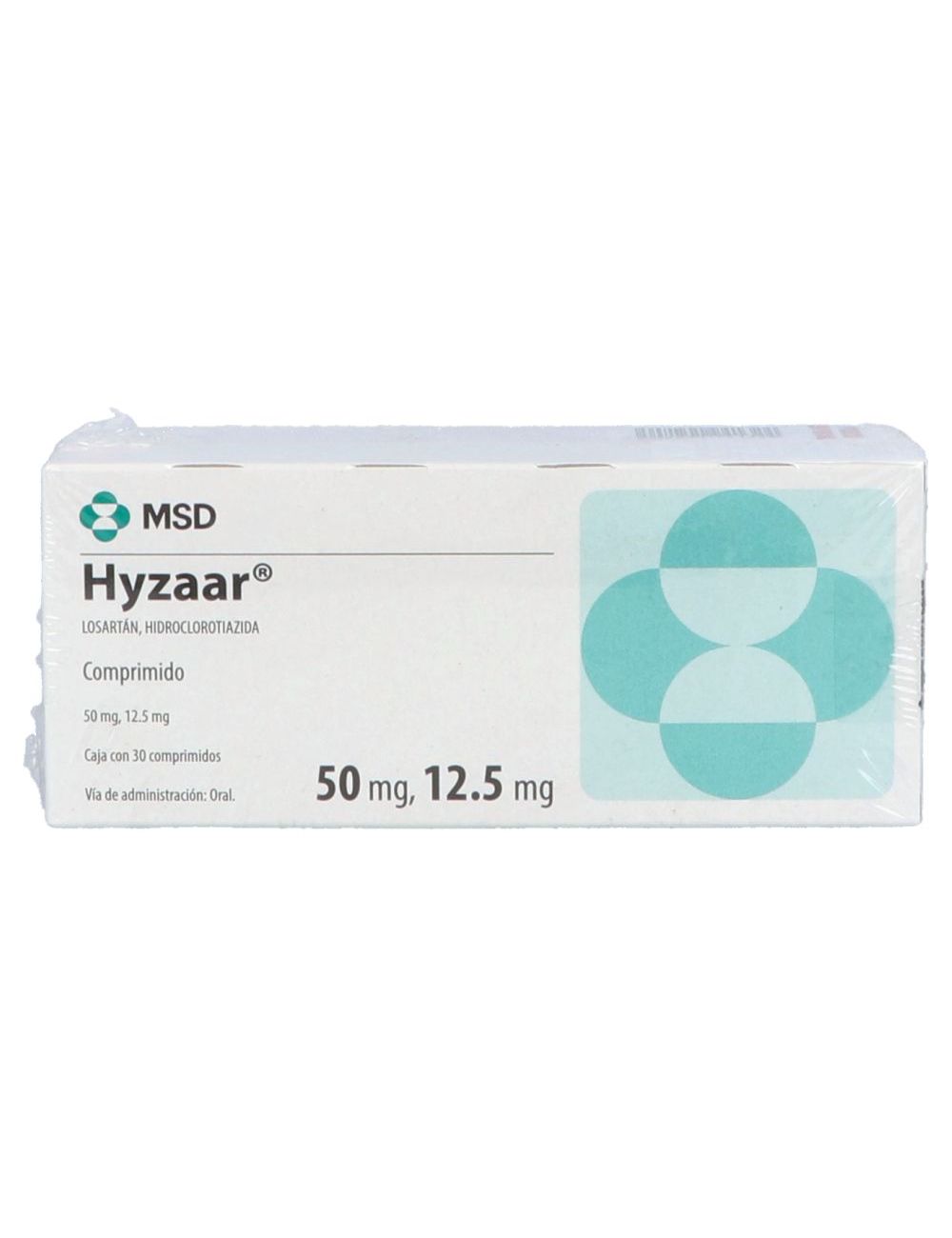 Hyzaar 50 / 12.5 mg Caja Con 30 Comprimidos 2x1