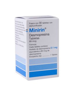 Minirin .1 mg Caja Con Frasco Con 30 Tabletas