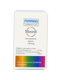Minirin 0.2 mg Caja Con Frasco Con 30 Tabletas
