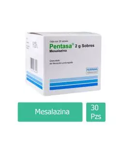 Pentasa 2 g Granulado Caja Con 30 Sobres