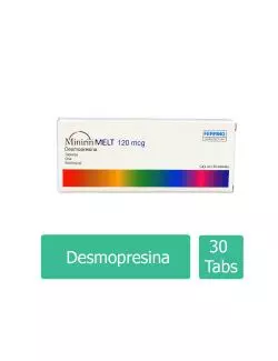 Minirin® MELT 120 mcg (Desmopresina) - 30 Tabletas - Ferring