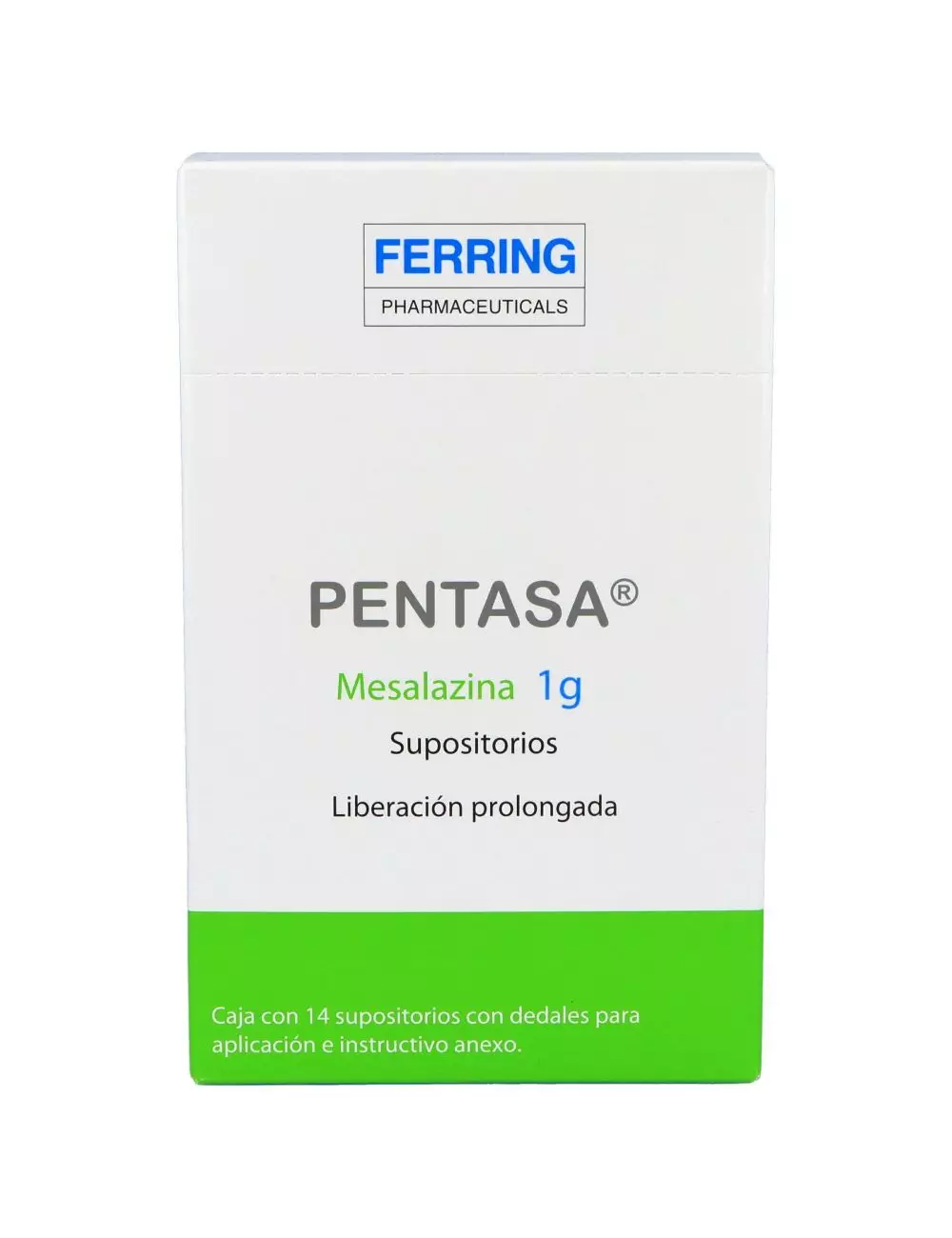 Pentasa 1 g Caja Con 14 Supositorios