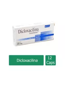 Dicloxacilina 500 mg Caja Con 12 Tabletas - RX2