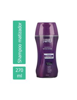 Jayli Shampoo Matizador De Canas Plateado Violeta Frasco Con 250 mL