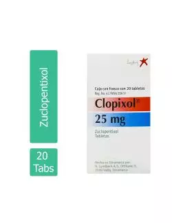 Clopixol® 25 mg (Zuclopentixol) - 20 Tabletas - Lundbeck