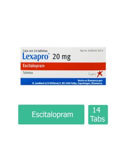 Lexapro 20 mg Caja Con 14 Tabletas