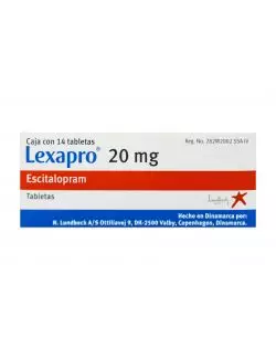 Lexapro® 20 mg - 14 Tabletas | Escitalopram | Lundbeck