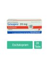 Lexapro 20 mg Caja con 28 Tabletas