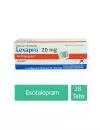 Lexapro® 20 mg (Escitalopram) - 28 Tabletas - Lundbeck