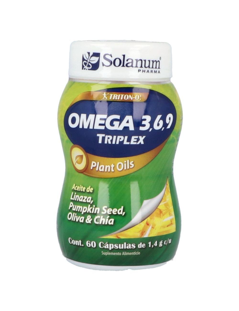 Triplex Omeg Un Frasco Con 60 Softgels