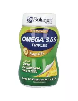 Triplex Omeg Un Frasco Con 60 Softgels