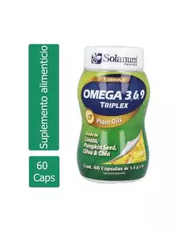 Triplex Omeg Un Frasco Con 60 Softgels