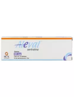 Aleval 50 mg Caja Con 14 Tabletas