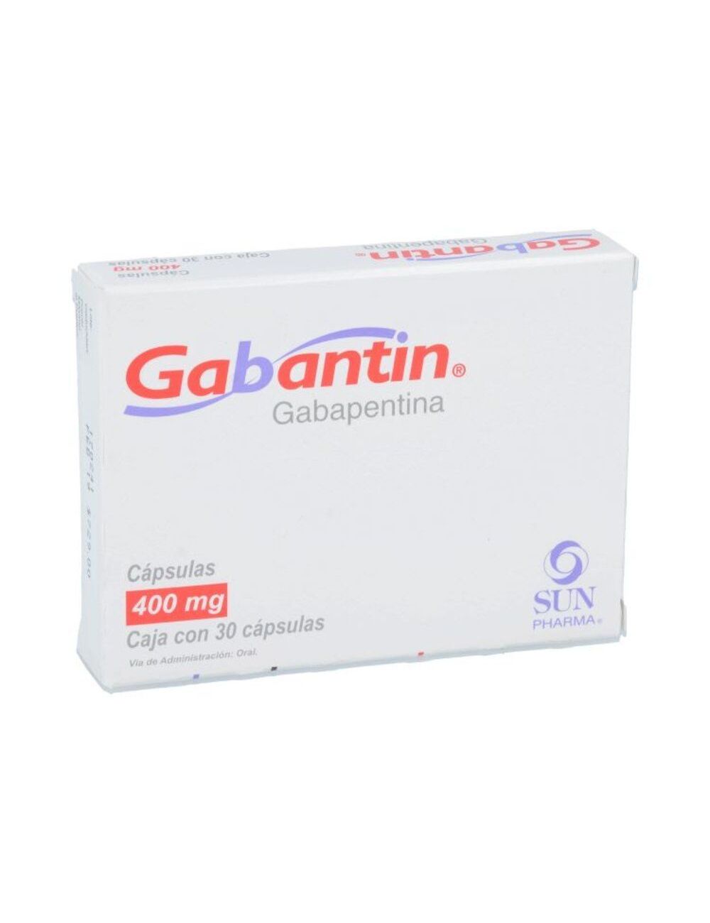 Gabantin 400 mg Caja Con 30 Cápsulas