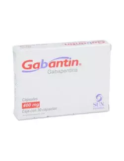 Gabantin 400 mg Caja Con 30 Cápsulas