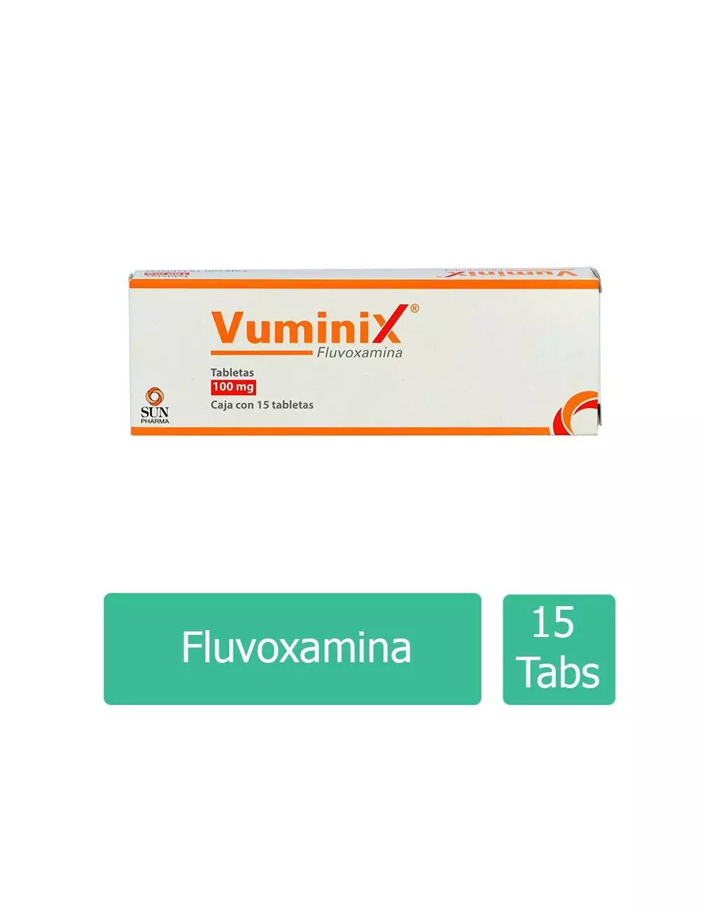 Vuminix® 100mg (Fluvoxamina) - 15 Tabletas - Sun Pharma