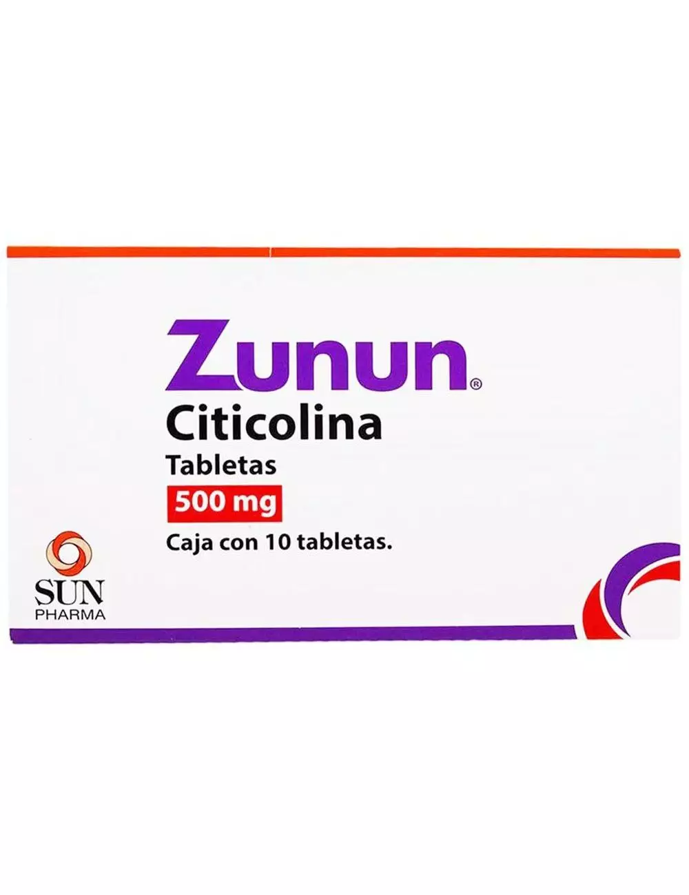 Zunun 500 mg Caja Con 10 Tabletas