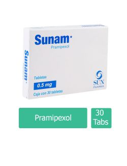 Sunam 0.5 mg Caja Con 30 Tabletas