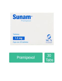 Sunam 1.0 mg Caja con 30 Tabletas
